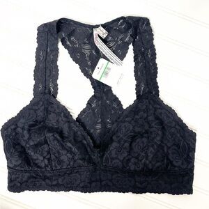 Free People Bralette Black NEW 661